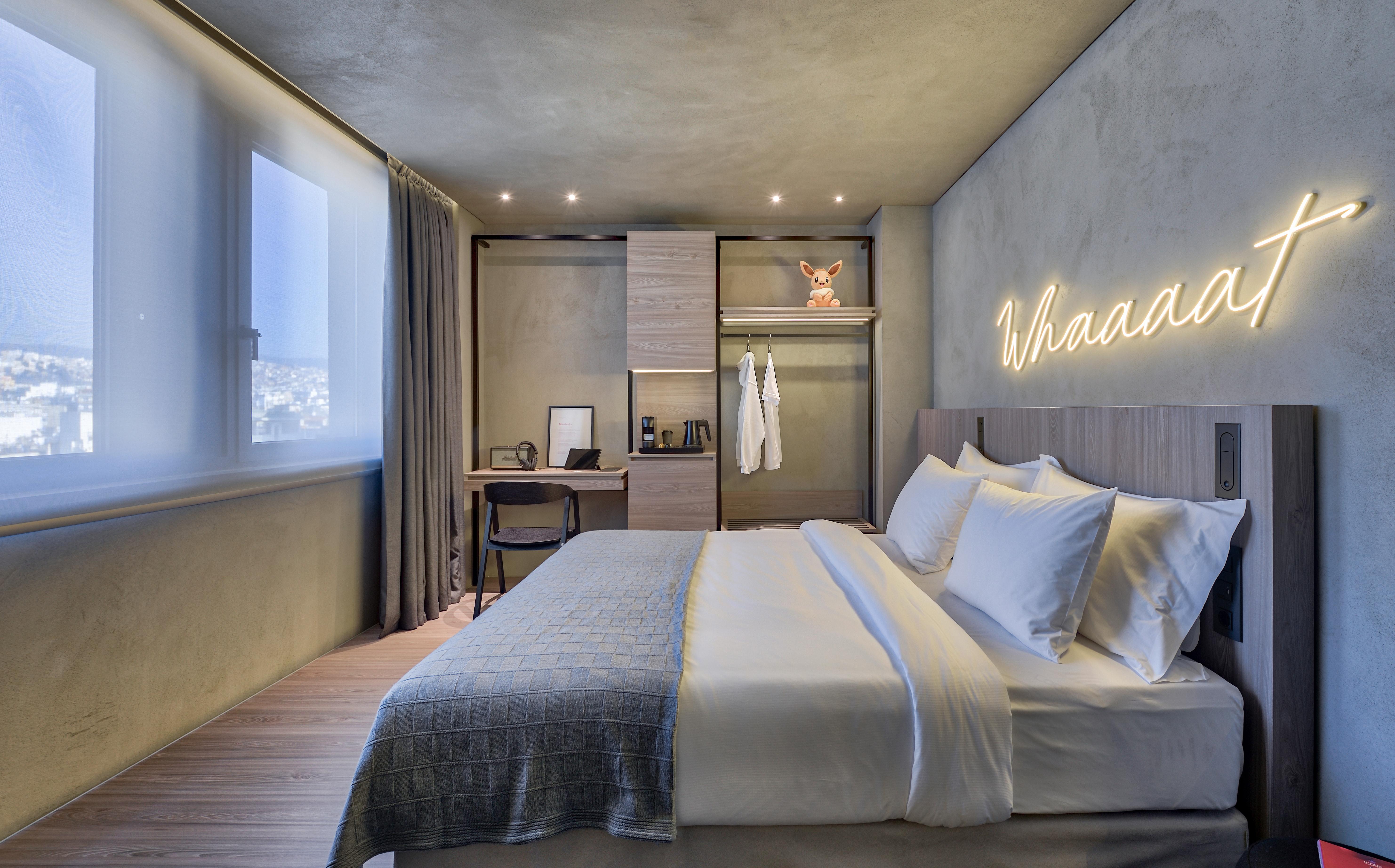 Onoma Hotel เทสซาโลนิกิ ภายนอก รูปภาพ A room at the hotel